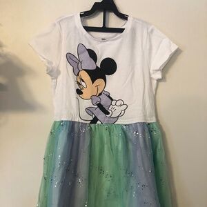 Minnie Mouse Girls Tutu Dress Size 10-12 NEW